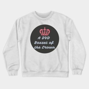 A DVD Boxset of the Crown Crewneck Sweatshirt